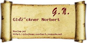 Glöckner Norbert névjegykártya